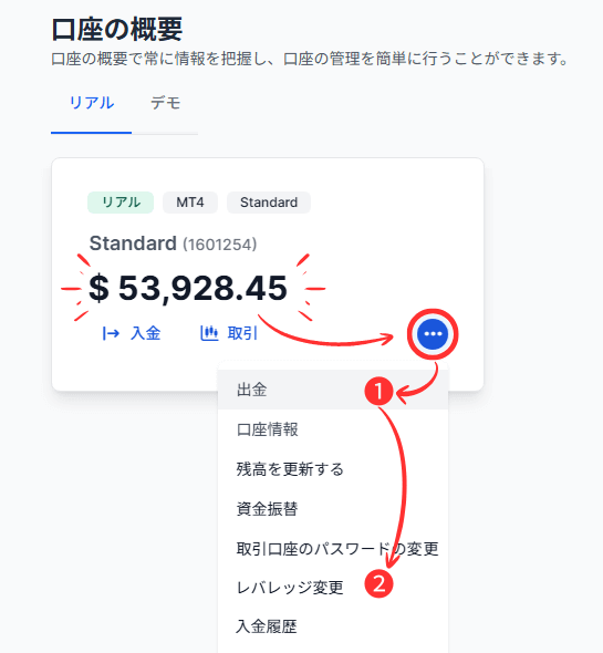 XMTradingのレバレッジ制限の解除手順