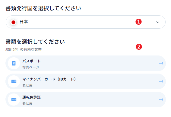 XMの口座認証手順：本人確認書類提出